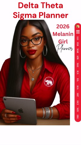 2026 Delta Sigma Theta Digital Planner – DST Sorority PDF, Hyperlinked & Goodnotes Ready - Etsy