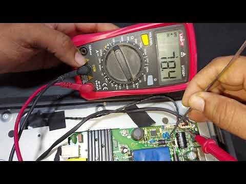 How to backlight voltage testing All led tv