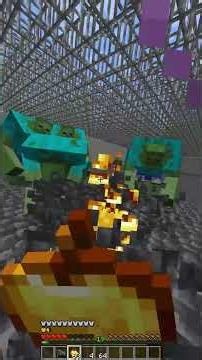 🧟 Minecraft Guns vs Mutant Zombie! Can I Survive? 🔥 #shorts #minecraft