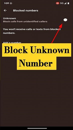How to Block Unknown Phone Numbers/how to stop spam calls