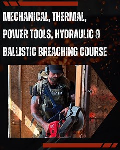 Join our Mechanical, Thermal, Power Tools, Hydraulic and Ballistic Breaching course in Ennis, TX! This course will introduce the student to operationally proven drills and procedures that pertain to the use of mechanical, ballistic, thermal, hydraulic and cutting means in order to effectively breach doors, windows and soft wall targets. Register Now: https://energeticentry.com/event/mechanical-thermal-power-tools-hydraulic-ballistic-breaching-course-ennis-tx-3/ #tees_usa #Breacher #lawenforcemen
