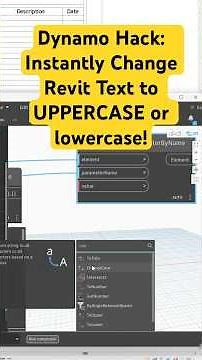 Dynamo Hack: Instantly Change Revit Text to UPPERCASE or lowercase!