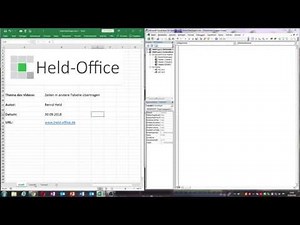 0042: Excel-VBA: Bestimmte Zeilen in andere Tabelle übertragen
