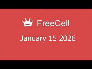 Microsoft Solitaire Collection - FreeCell - January 15 2026