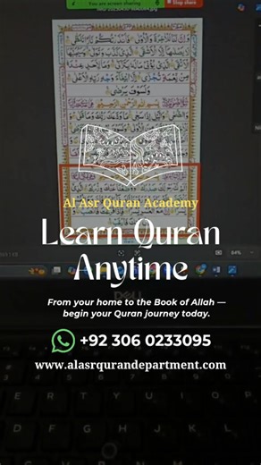 Start your online Quran journey — because Jannah begins with ‘Iqra’ (Read) Learn Quran Online with Al Asr Quran Academy — Flexible Classes for Kids & Adults, Male & Female Teachers, 3-Day Free Trial! Looking for a trusted online Quran academy? 🌙 Al Asr Quran Academy brings you live one-on-one Quran classes for kids and adults, taught by certified male and female teachers. ✅ Learn from the comfort of your home — anytime, anywhere ✅ Flexible timings to fit your schedule ✅ Courses: Noorani Qaida, 
