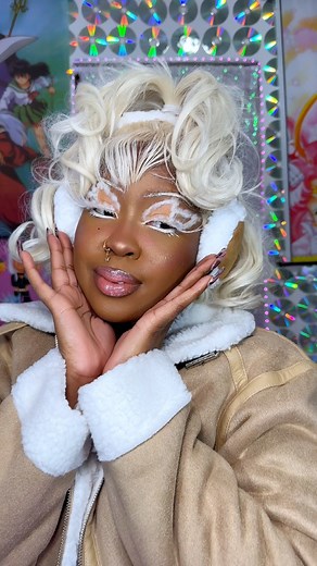 Telfar x Ugg inspired shearling eye look #creativemakeup #makeupturorial #eyeshadowlook #telfar #makeupaddict | Zay Beckford