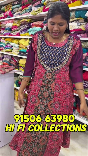 ✨ Elegant Handwork Collection ✨A-Line Pattern Kurtis 💃Beautiful Ajrak Cotton with Hand Work #offer