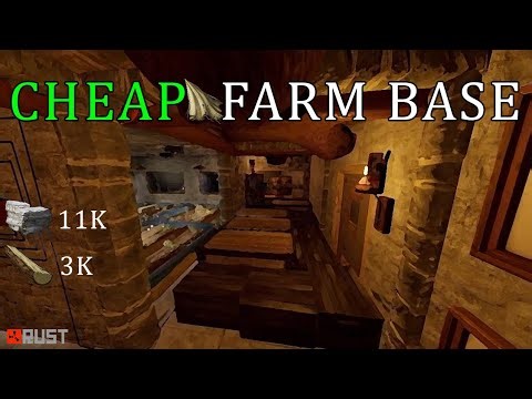 Rust - The Cheapest And Most Efficient Cloth Farm Base!