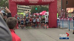 Edmonton Marathon’s emergency procedures kick in after runner collapses