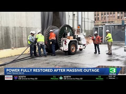 SF PG&E power restored days after substation fire