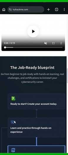 “Learn ethical hacking legally with TryHackMe 🔐 Beginner friendly!”