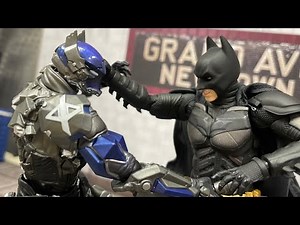 THE BATMAN stop motion batman vs arkham knight