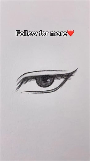Jack Art on Instagram: "Easy eye drawing tutorial✨ #animeeye #drawingtutorial #jackart"