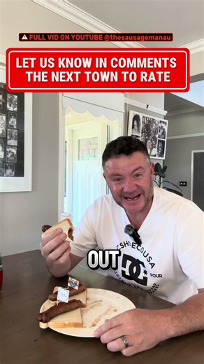 Day1 finding the best snagglepuss in Aus starting with Traralgon #aussie #snag #sausageman #yummy