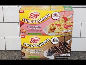 Eggo Fully Loaded Waffles: Strawberry Delight & Chocolate Chip Brownie Review