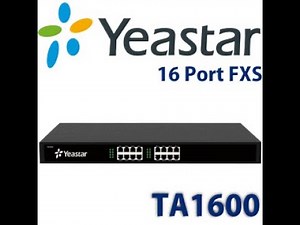 integration Gateway FXS TA1600 with IPBX Yeastar S50 كيفية ربط جيتواي انالوج مع بداله ايبي