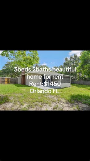 🏡 ORLANDO RENTAL ALERT! Spacious 3 Bed | 2 Bath home with 1,375 sq ft of comfort ✨ Perfect layout, move-in ready, and priced to go FAST 💨 💰 Rent: $1,450/month 📍 Orlando, FL This is the kind of deal people miss when they scroll too fast… don’t be one of them 👀 DM now before it’s gone! #OrlandoRental #OrlandoHomes #FloridaLiving #RentalDeal #3Bed2Bath #AffordableLiving #OrlandoRealEstate #ForRentOrlando #ViralRental 🔥