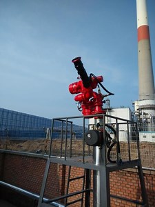 [Hot Item] Explosive Proof Electric Aluminum Fire Fighting Foam Monitor for Chemical Factory Equipment