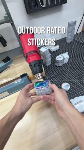 Packing a custom sticker order #pov