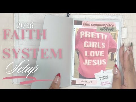 ep. 03 | faith planner system - commonplacing + scripture writing | [2026] planner setup series