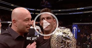 WATCH! Dominick Cruz Octagon Interview, says limping was due to previous foot injury