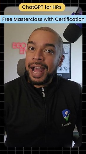 ChatGPT for HR - Masterclass by The Shape of Work (powered by SpringVerify)