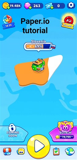 paper.io tutorial #gaming #