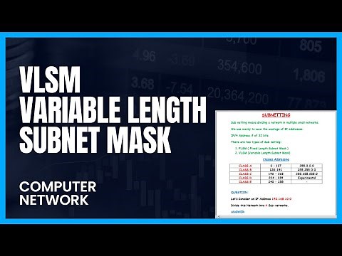 VLSM (Variable Length Subnet Mask) Explained with Numerical Class A,B,C | Subnetting | Networking.