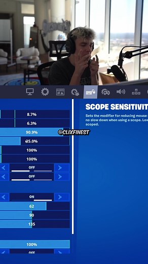 new sens🔥 #clix #settings #fyp #fortnite #fortnitecompetitive #fortnitepro #fortniteclips #viral #trending #foryou