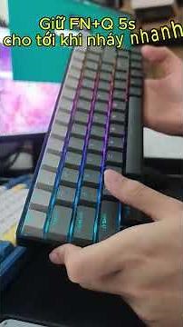 Detailed instructions on connecting the K68 Leaven 3-mode mechanical keyboard. #mechanicalkeyboar...