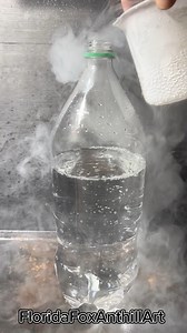 216K views · 1.3K reactions | Liquid nitrogen Vs filled 2 liter #science #satisfying #experiment #asmr #liquidnitrogen | Florida Foundry | Facebook