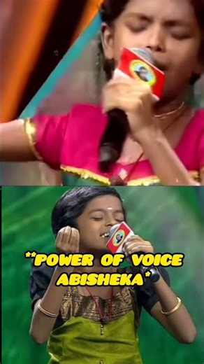 #cutesinger Abisheka🔥#amazing voice
