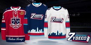 Hockey uniform designs released for Baton Rouge Zydeco