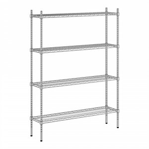 Regency Spec Line 12" x 48" x 64" NSF Stainless Steel 4-Shelf Kit