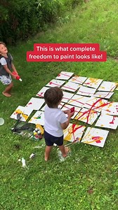 Splatter paint art is such a fun way to express yourself artistically! For some tips on making the most of this messy yet awesome activity visit >> https://7daysofplay.com/splatter-paint-art-fun-painting-idea-for-kids | 7 Days of Play