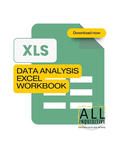 Data Analysis Excel Template — Qualitative & Quantitative - Etsy