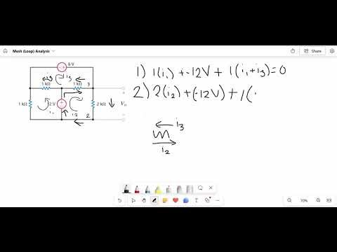Mesh (Loop) Analysis (Mesh-Current) Tutorial: 4-Step Method + Examples