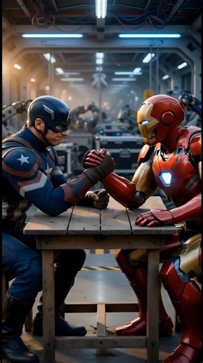 Captain America vs Iron Man Panja Fight | Epic Superhero Battle 💥#unitedstatesofcaptainamerica