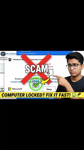 Is Your Computer Locked? How to Close Scams Fast! 💻🚀 #windows #microsoft #tech #chatgpt #hack