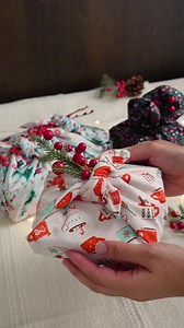 🎁 This holiday season, ditch the paper wrapping & wrap your gifts in festive fabric! Try out this Furoshiki style of gift wrapping & you can #DecorateYourHappyPlace-- AGF style! Furoshiki is a traditional Japanese wrapping style dating all the way back to 700 AD, & its timeless charm inspires us to this day. It’s a beautiful, eco-friendly way to package your gifts, and fabric lovers will be thrilled to receive not just their gift, but the gorgeous fabric too. Talk about a win-win! 😍 Watch our 