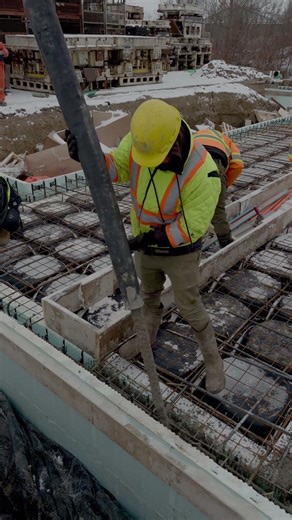 Pouring Straight Into Nudura ICF Walls on Cupolex Domes | Water Tank Build