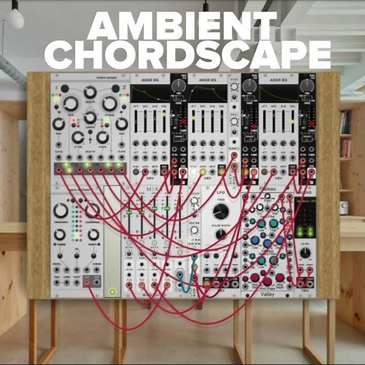VCV Rack Ambient Chordscape – Plaits + Marbles + 3 VCOs #vcvrack