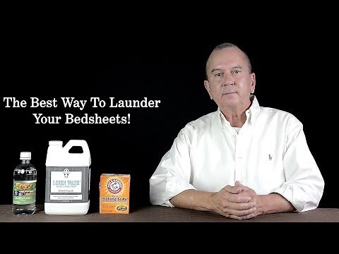 The best way to wash or launder your bedsheets!