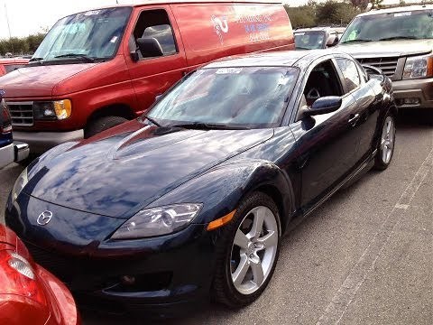 2004 Mazda RX-8 1.3L Rotary Engine Start Up, Quick Tour & Rev With Exhaust View - 84K (7500RPM Rev)