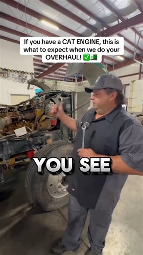 If you have a CAT ENGINE this is what to expect when we do your overhaul! Give us a call today so we can give you the best bid on your engine overhaul. #owneroperator #cat #inframe #overhaul #truckdriver #fyp | Stevens Truck Power