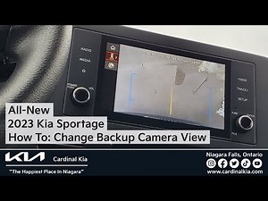 All-New 2023 Kia Sportage | How To Change Your Backup Camera View!