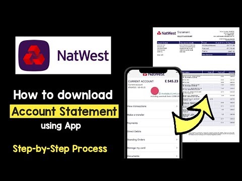 NatWest App Bank Statement Download PDF CSV | NatWest Bank account Transaction History NatWest App