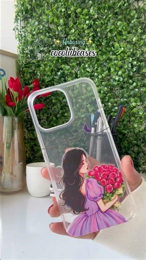 Aesthetic Phone Case Unboxing 🕊️✨ #phonecases #unboxing #review