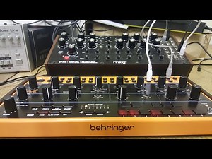 Step In Time, How to sync Behringer Crave & Moog DFAM or other Modular via Assign + Side Chain Demo