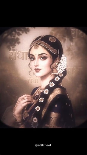 Radha Rani Edit 🙏🏻✨ #shorts #capcut #radhakrishna #capcutedit #lyrics